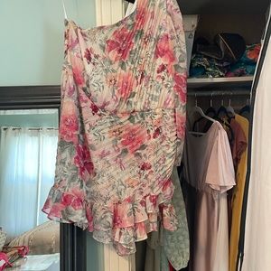 Express one shoulder romper XL